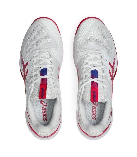 Sapatilhas Asics Solution Speed FF 3 Clay Branco rosa mulher brilhante 4