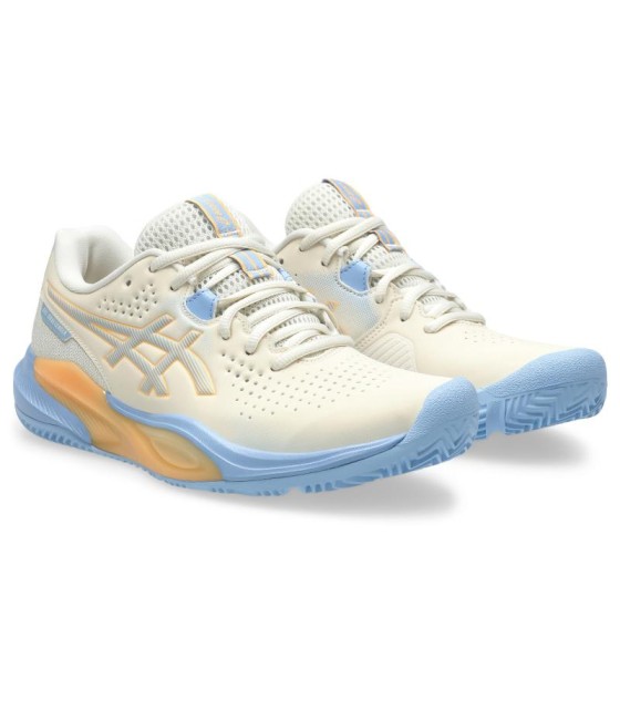 Baskets Asics Gel Challenger 15 Padel Blue Cream Stone Femmes Offre + Pas cher 4