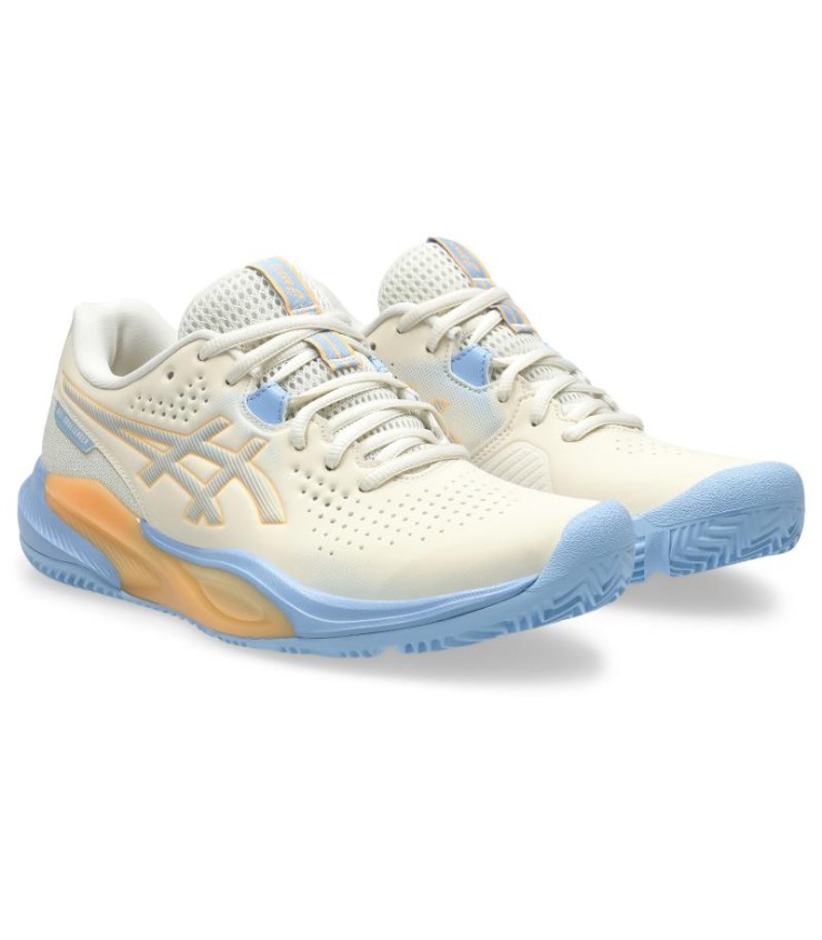 Baskets Asics Gel Challenger 15 Padel Blue Cream Stone Femmes Offre + Pas cher 4