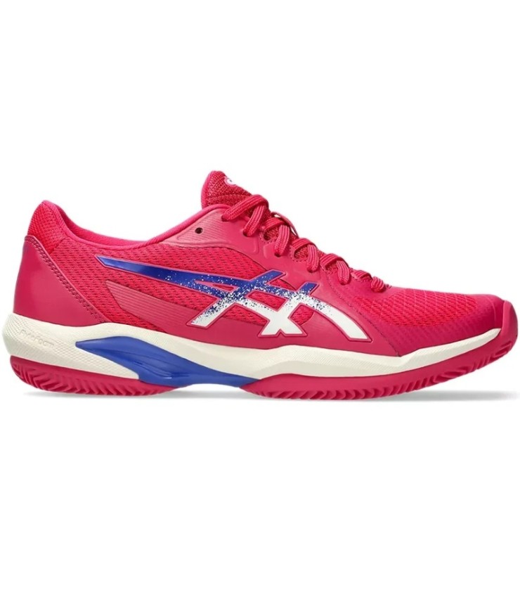 Zapatillas Asics Solution Swift FF 2 Clay Rosa Azul Cobalto Mujer 1