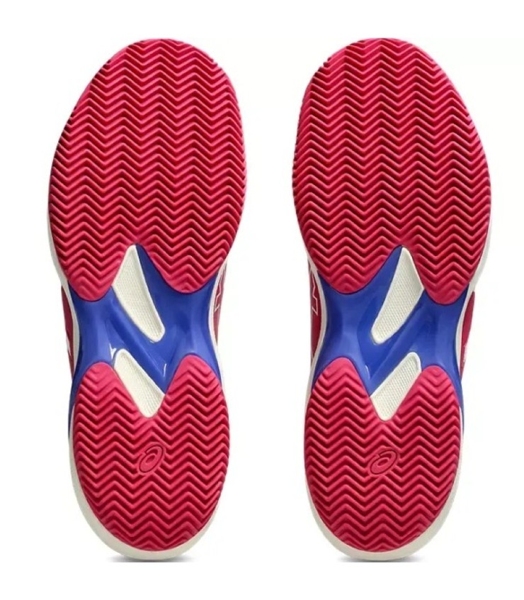 Zapatillas Asics Solution Swift FF 2 Clay Rosa Azul Cobalto Mujer 2