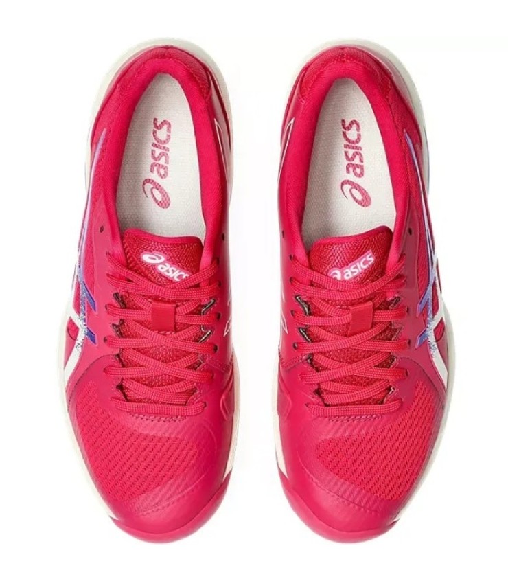 Zapatillas Asics Solution Swift FF 2 Clay Rosa Azul Cobalto Mujer 4