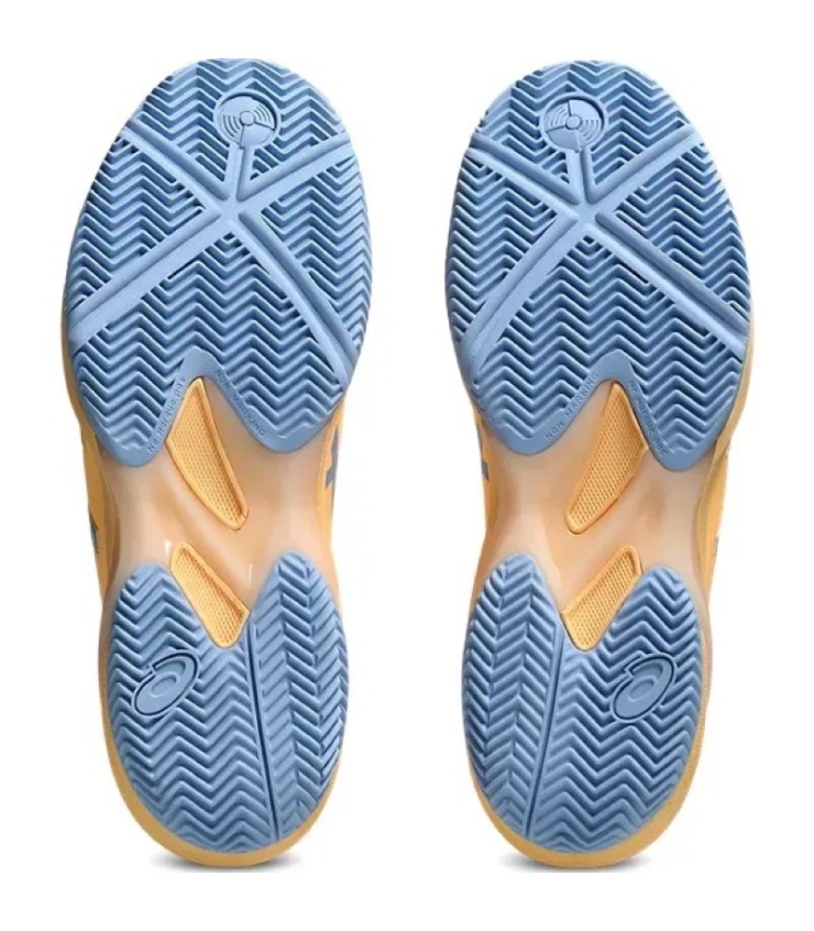 Zapatillas Asics Solution Swift FF 2 Padel Naranja Crema Mujer 2