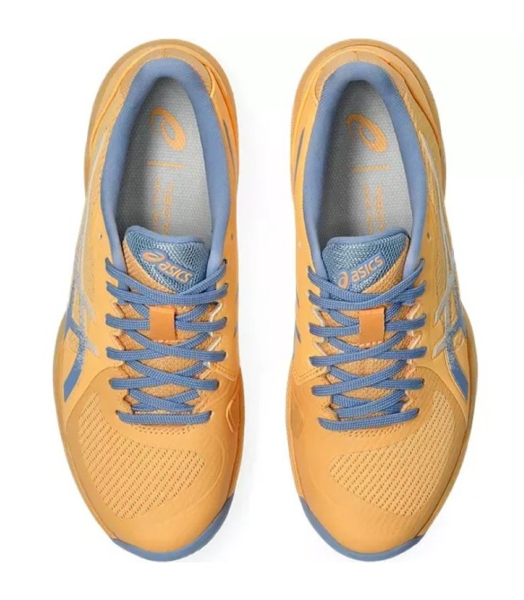 Zapatillas Asics Solution Swift FF 2 Padel Naranja Crema Mujer 4