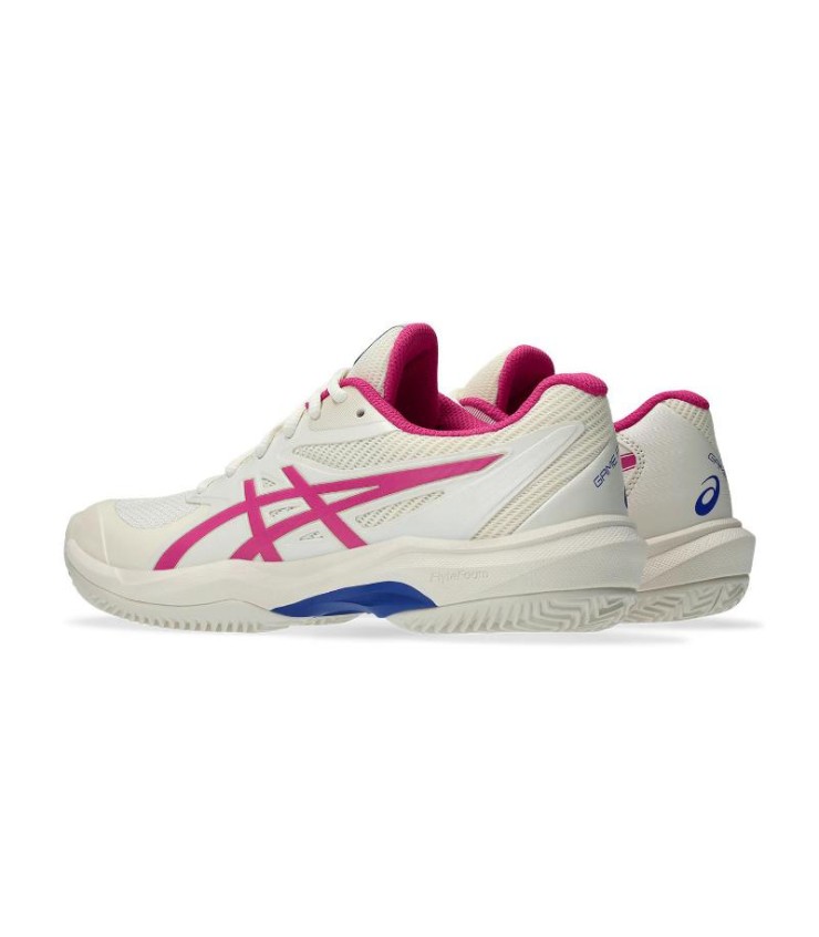 Sneakers Asics Spiel FF Clay Cream Rosa Helle Frau 5