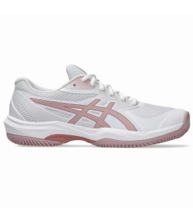 Ténis Asics jogo FF argila branco rosa mulher 1