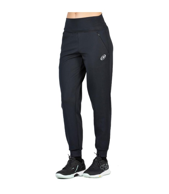 Pantalón Bullpadel Billa Negro en Oferta 3