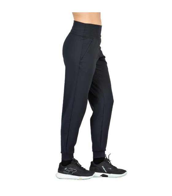 Pantalón Bullpadel Billa Negro en Oferta 4