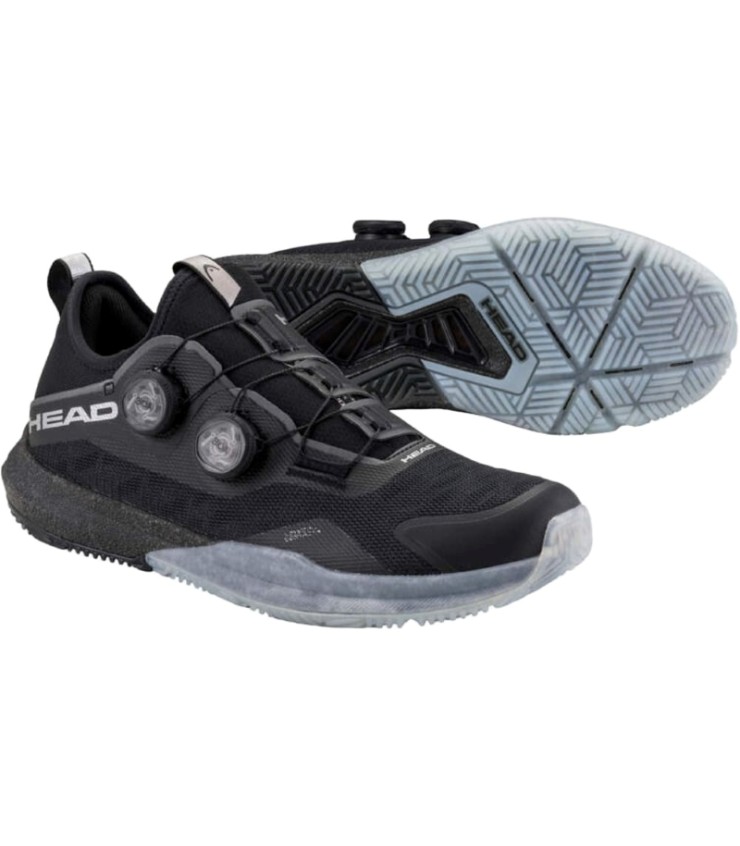 Zapatillas Head Motion Pro BOA Pádel Negro Blanco  4