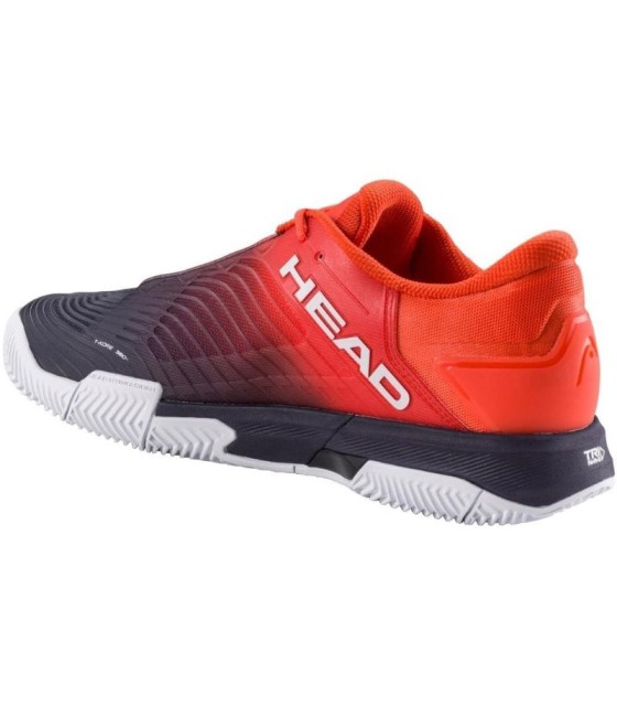 Zapatillas Head Revolt Pro 4.5 Clay Azul Oscuro Rojo en Oferta 3