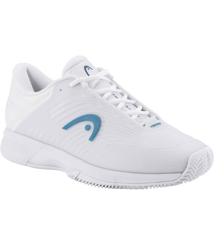 Zapatillas Head Revolt Pro 4.5 Clay Blanco Azul Mujer 1