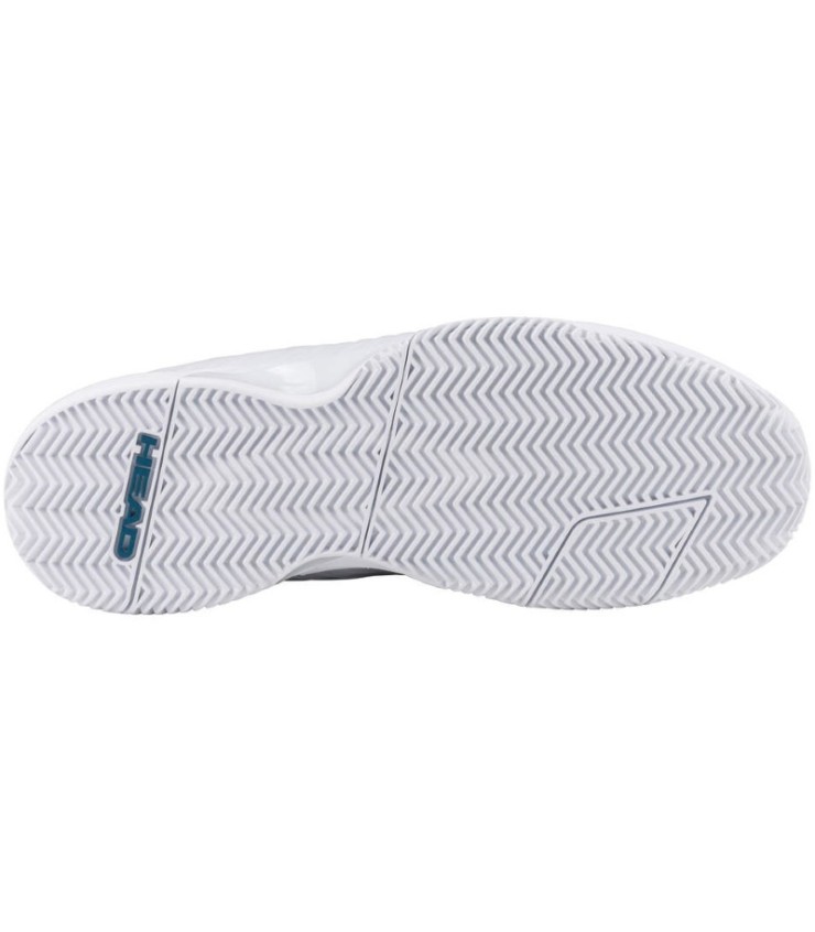 Head Revolt Pro Shoes 4.5 Clay White Blue Woman 2