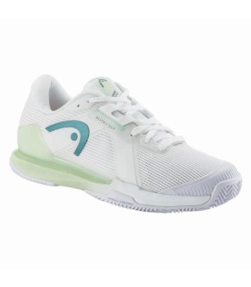 Zapatillas Head Sprint Pro 4.0 Clay Blanco Verde Claro para Mujer en Oferta 1