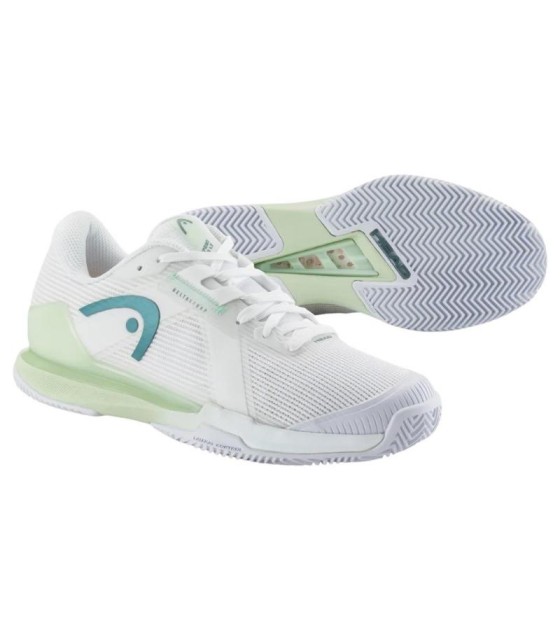 Cabeça Sprint Pro 4.0 Clay Clay Branco luz verde para as mulheres oferecem 4