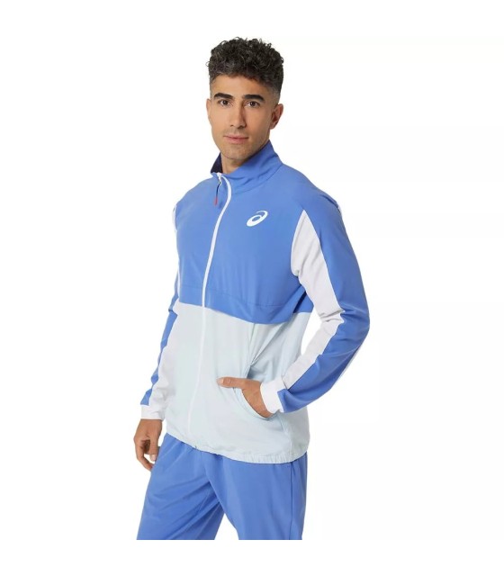 Veste Asics Match Bleu Blanc | Ipontennis
