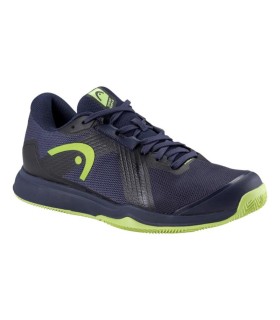 Zapatillas Head Sprint Team 4.0 Clay Azul Marino Lima en oferta más barata 1