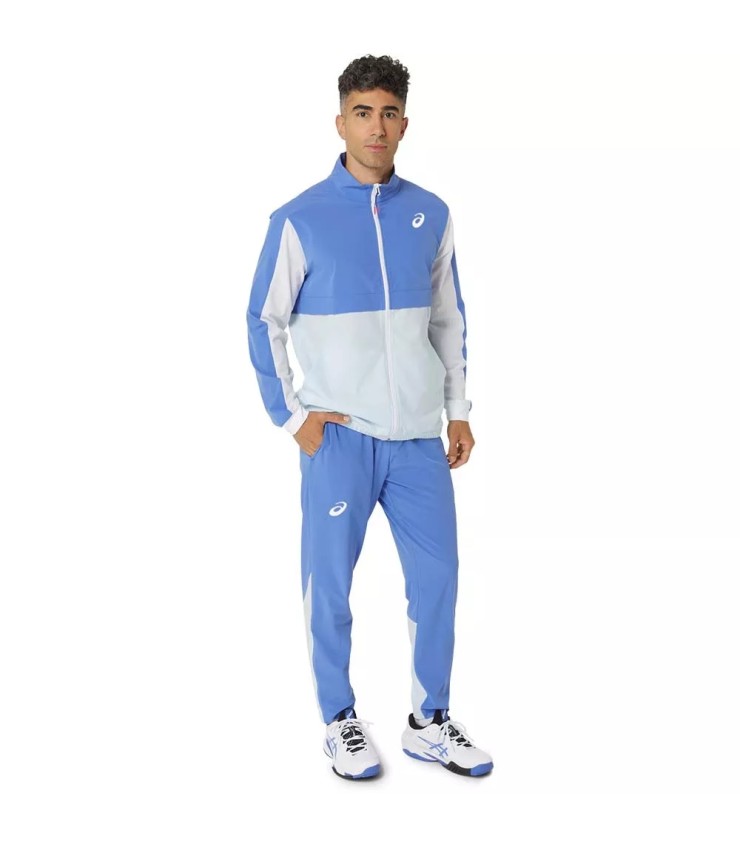 Asics Match Jacket Blue   White | IPONTENNIS