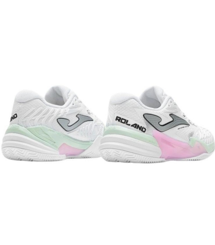 Zapatillas Joma Roland 2602 Blanco Rosa Mujer  4