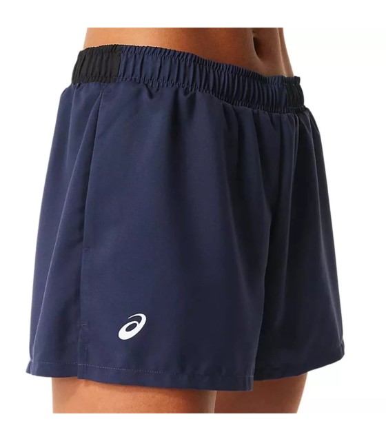 Short de mujer Asics para tenis azul marino 4
