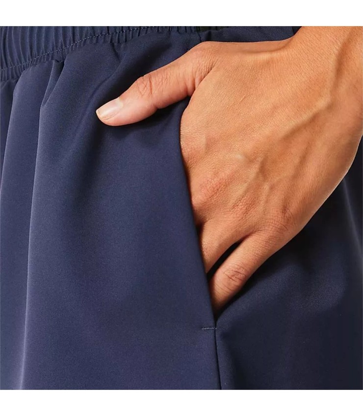 Calções de mulher Asics para ténis azul-marinho | Ipontennis
