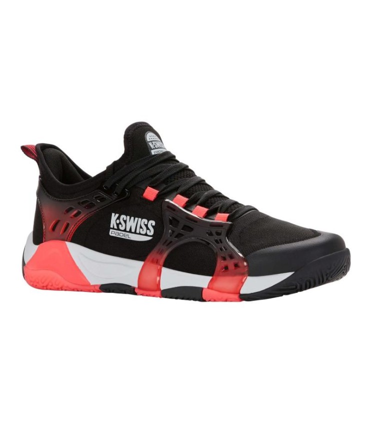 Zapatillas Kswiss K-Frame Pádel Negro Rojo en oferta. 5