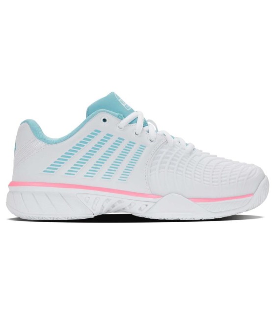 Sneakers Kswiss Express Light 3 HB Padel Blanc Blue Femme pas cher 1