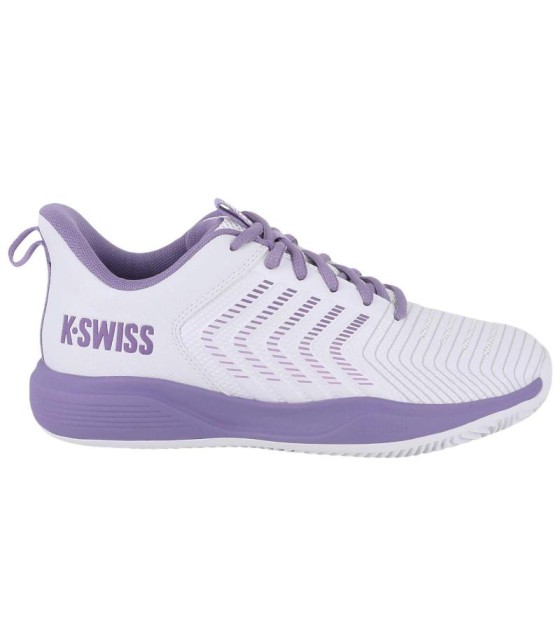 Turnschuhe Kswiss UltraShot Light Clay White Lavendel Frau 1