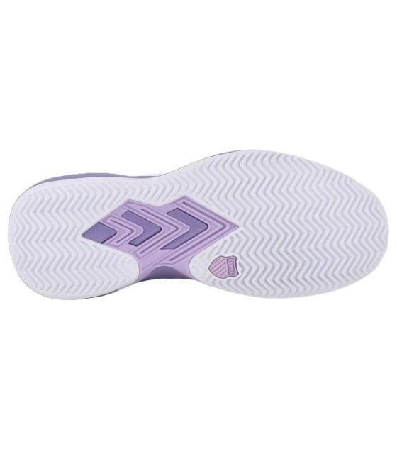 Zapatillas Kswiss Ultrashot Light Clay Blanco Lavanda Mujer 2