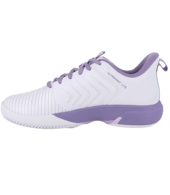 Turnschuhe Kswiss UltraShot Light Clay White Lavendel Frau 3