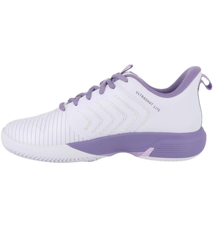 Turnschuhe Kswiss UltraShot Light Clay White Lavendel Frau 3