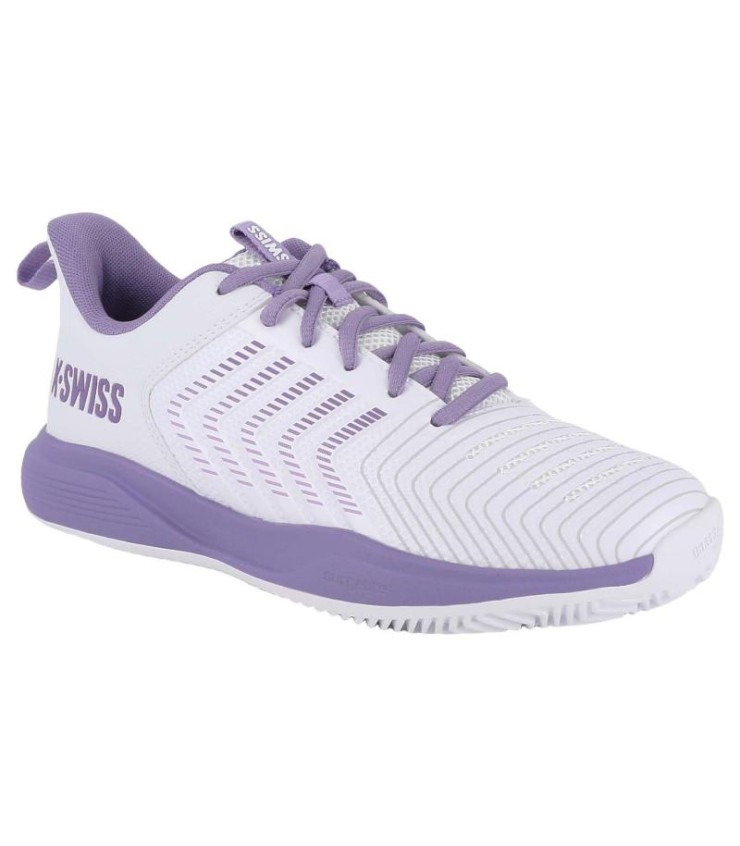 Turnschuhe Kswiss UltraShot Light Clay White Lavendel Frau 5