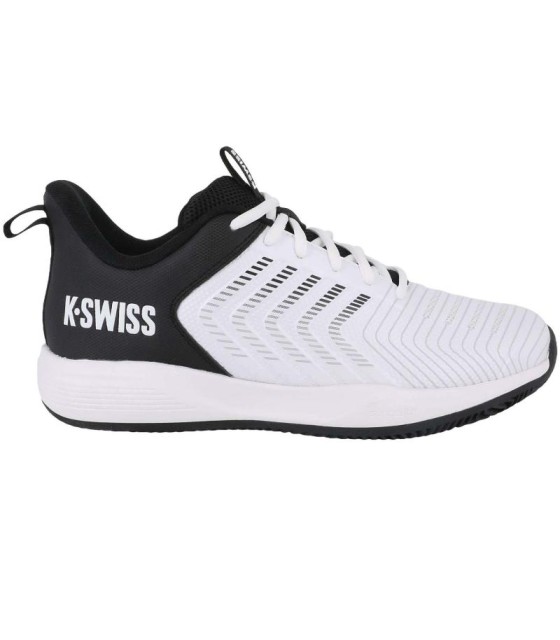 Tênis Kswiss Ultrashot Clay Clay Branco e Preto à Venda 1