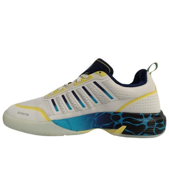 Kswiss sanyo ultra corte tênis branco oferta azul + barato 3
