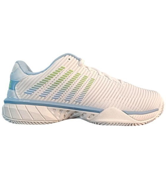 Kswiss Hypercourt Express 2 Hb Clay Ténis Azul Verde Mulher Oferta 1