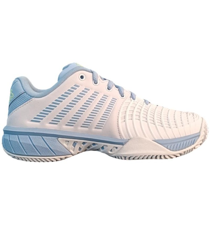 Sneakers Kswiss Express Light 3 Hb Clay Branco Azul Azul Verde Mulher  1