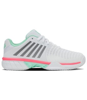 Sneakers Kswiss Express Light 3 Hb Clay White Mint Rose Mulher  1