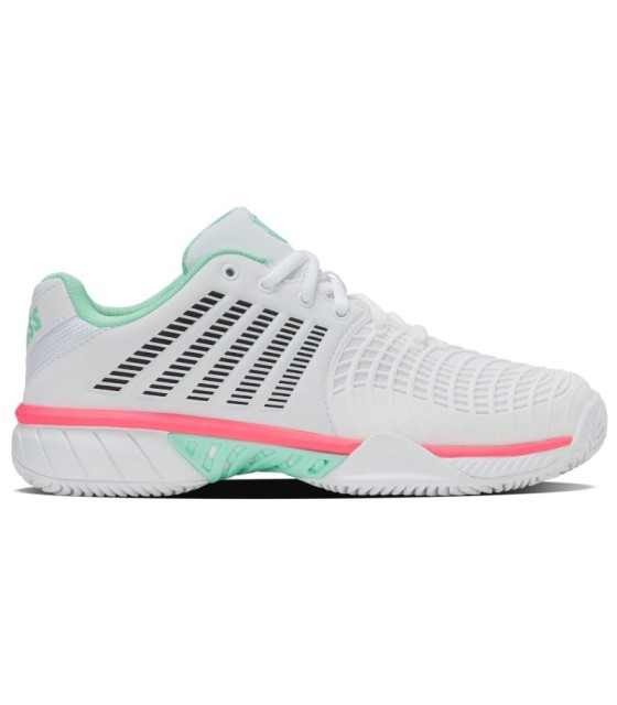 Ténis Kswiss Express Light 3 Hb Clay White Mint Rose Mulher  1