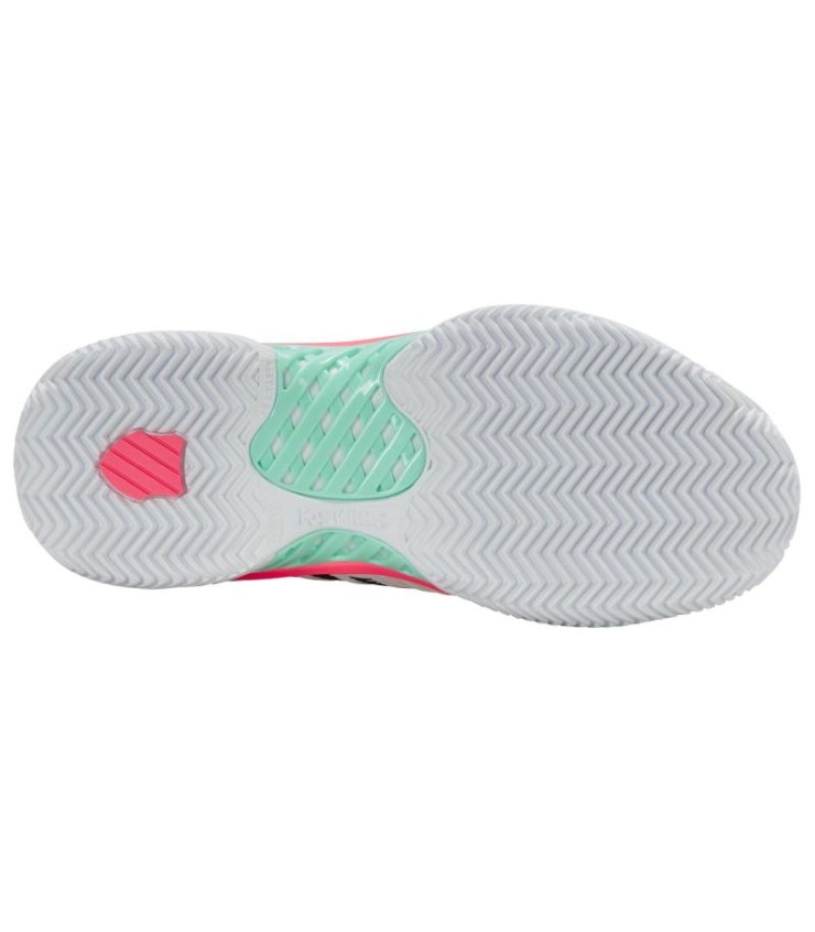 Zapatillas Kswiss Express Light 3 HB Clay Blanco Menta Rosa Mujer  2