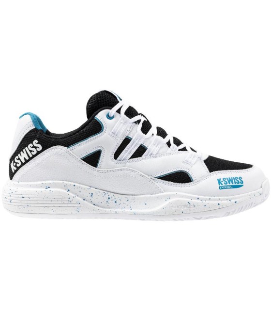 Kswiss Tura Team Ténis Branco Velocidade azul preta mais barata 1