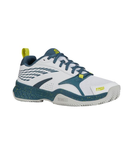 Kswiss Speedex Ténis Branco Teal da Teal mais barato 4