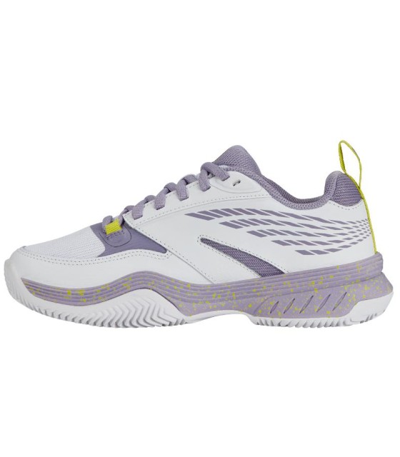 Zapatillas Kswiss Speedex Pádel Blanco Lila Mujer  3