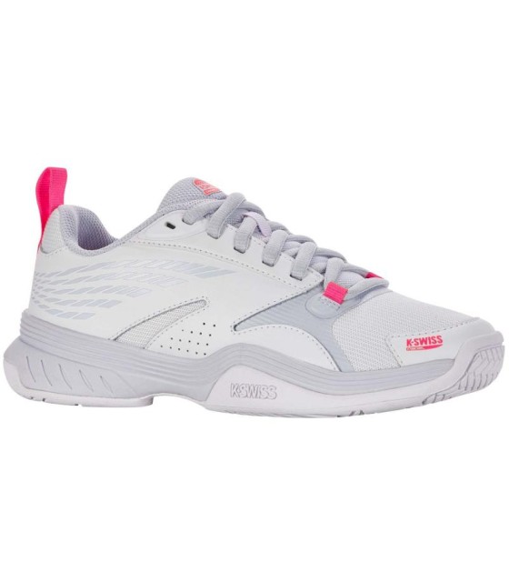 Kswiss Speedex Sneakers Padel White Pink Neon Woman on Sale 4