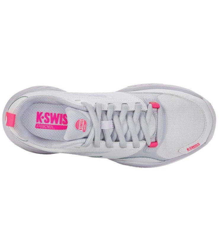 Zapatillas Kswiss Speedex Padel Blanco Rosa Neón Mujer en Oferta 5
