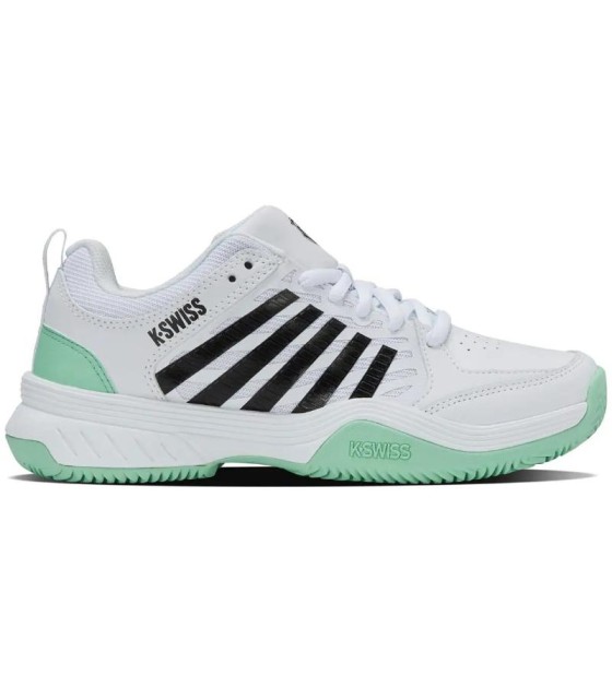 Kswiss Court Express 2 Ténis Clay White Hortelã Negra mulher na Deal 1