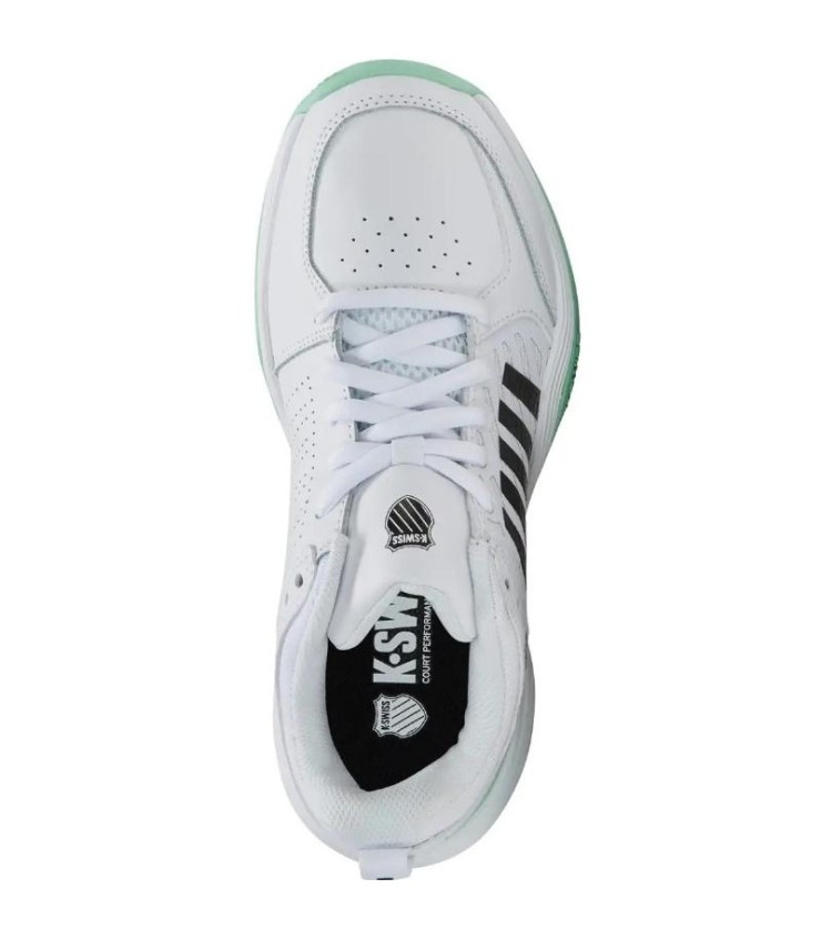 Kswiss Court Express 2 Clay Sneakers White Mint Black Woman On Deale 5