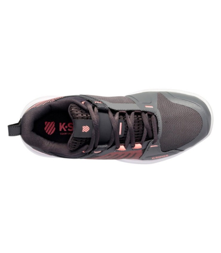 Kswiss Ultrashot Team Sneakers Cinza Rose Woman 4