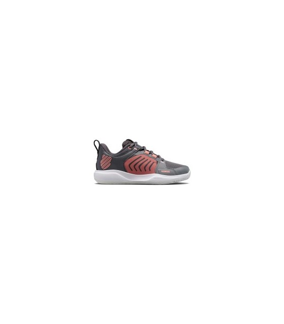 Sapatilhas Kswiss Ultrashot equipe cinza rosa mulher 5