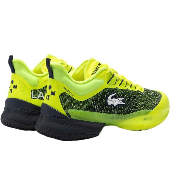 Zapatillas Lacoste Daniil Medvedev AG-LT23 Ultra Amarillo Azul Marino  4