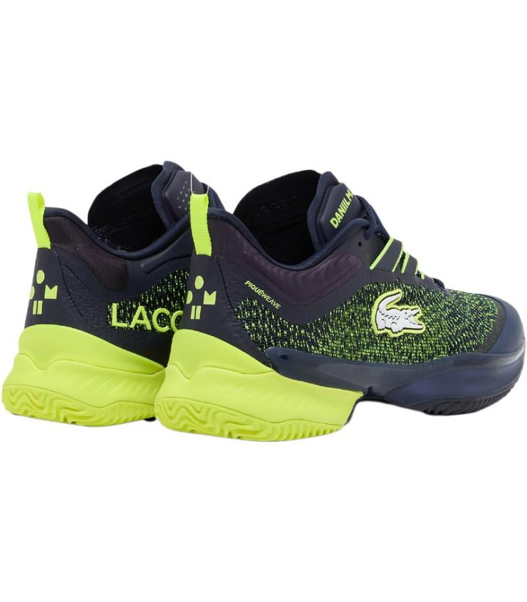 • Chaussures Lacoste Daniil Medvedev AG-LT23 Ultra Clay Jaune Marine 4