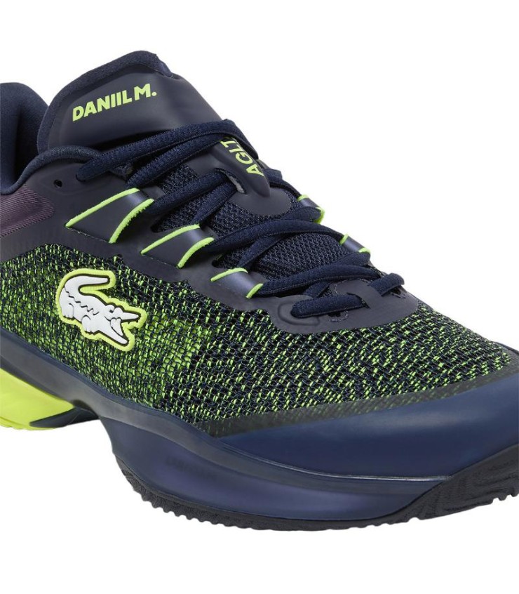 • Scarpe Lacoste Daniil Medvedev AG-LT23 Ultra Giallo Marine Clay 5
